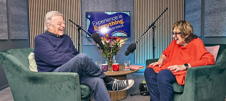 Tony Blackburn and Jenni Murray